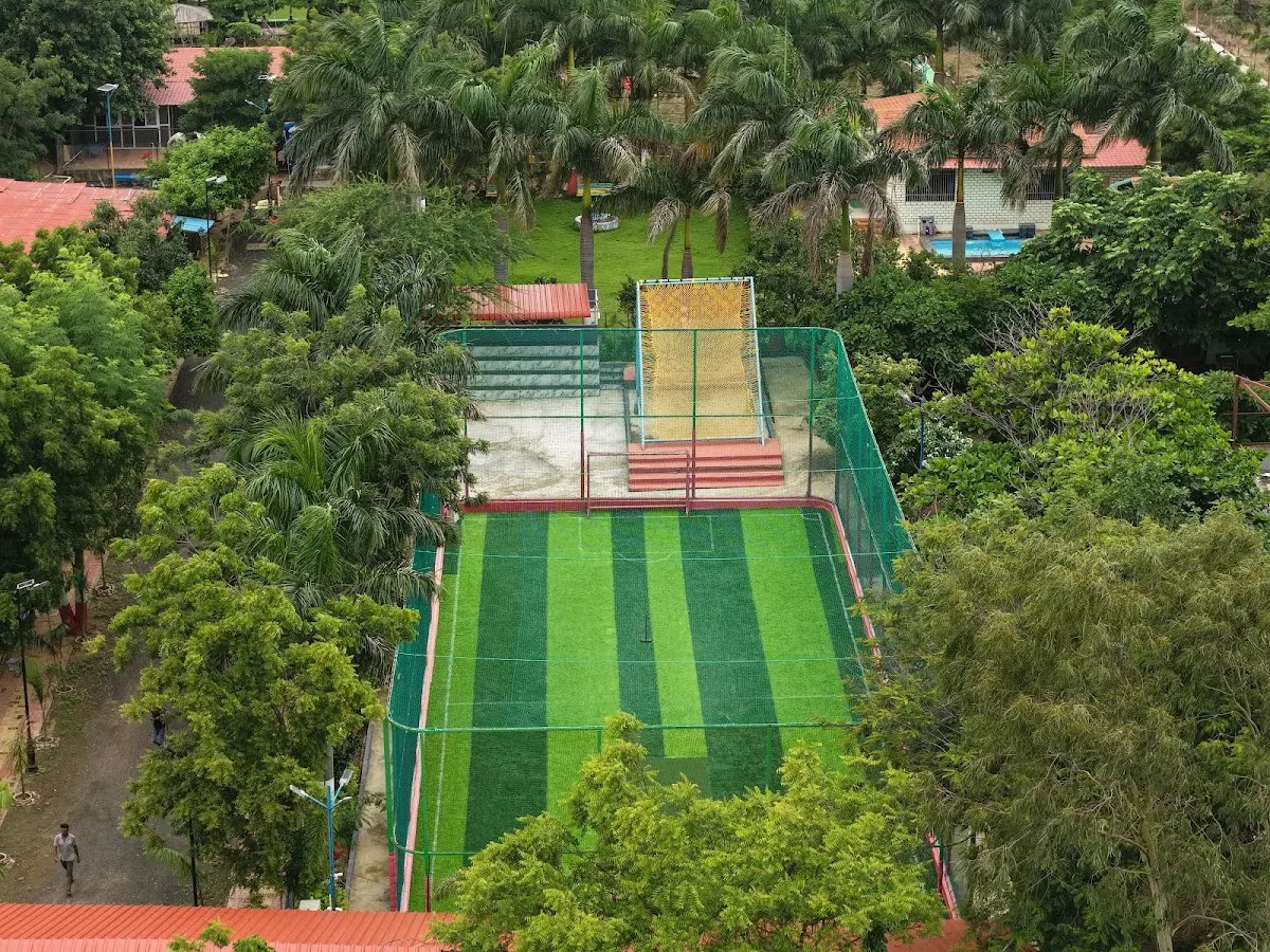 Turf games. Bring friendly competition into the day.