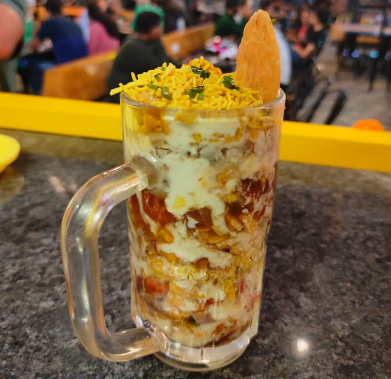 CHAAT ADDA food and store collage