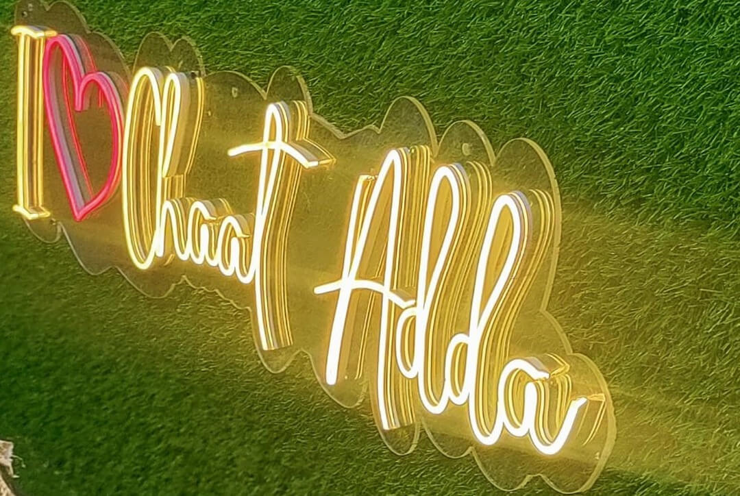 I love Chaat Adda wall