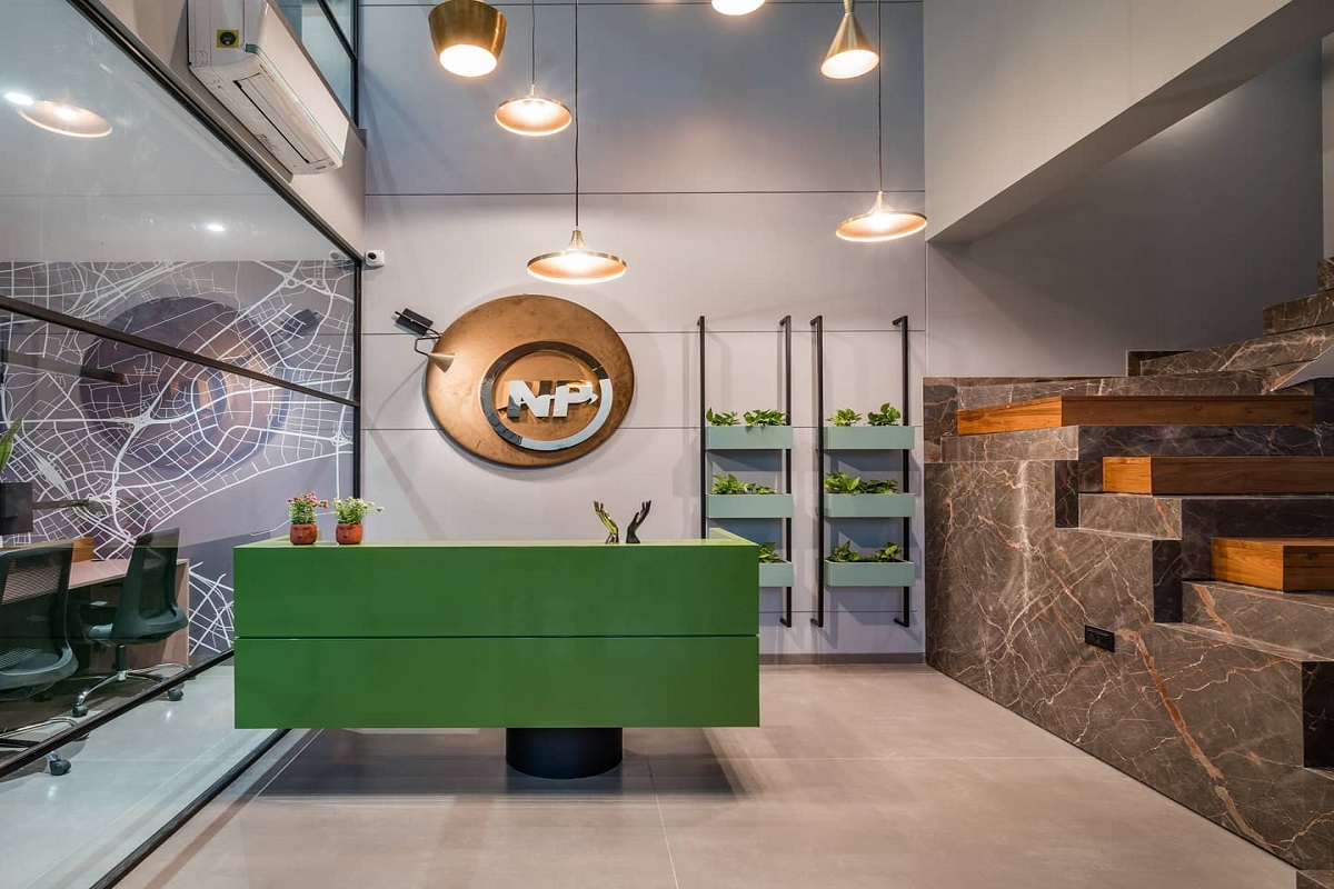 Commercial office lounge