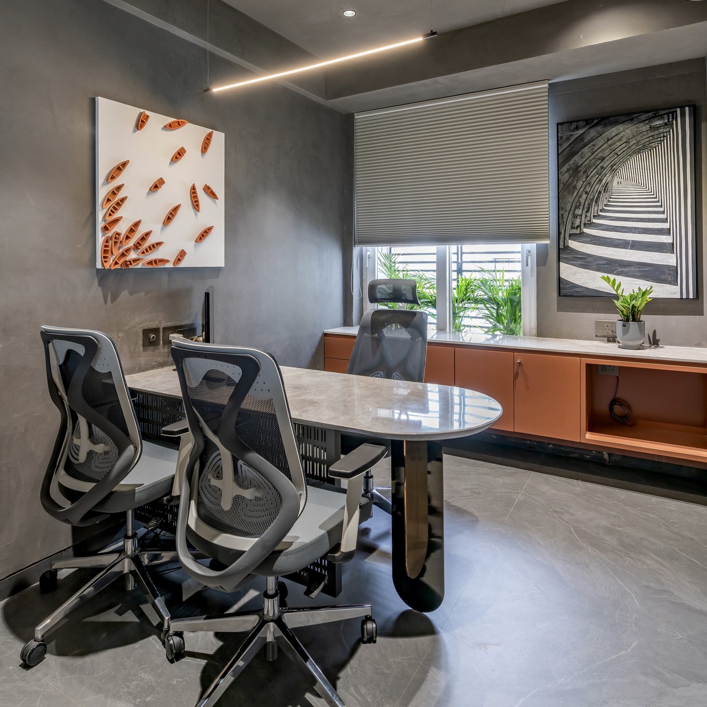 Private office interior