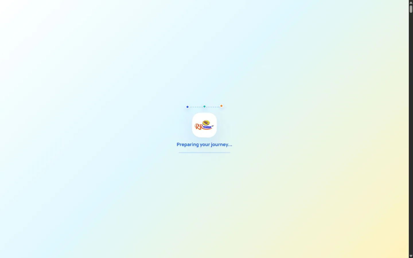 RR Tourism project interface preview by Sati Tech